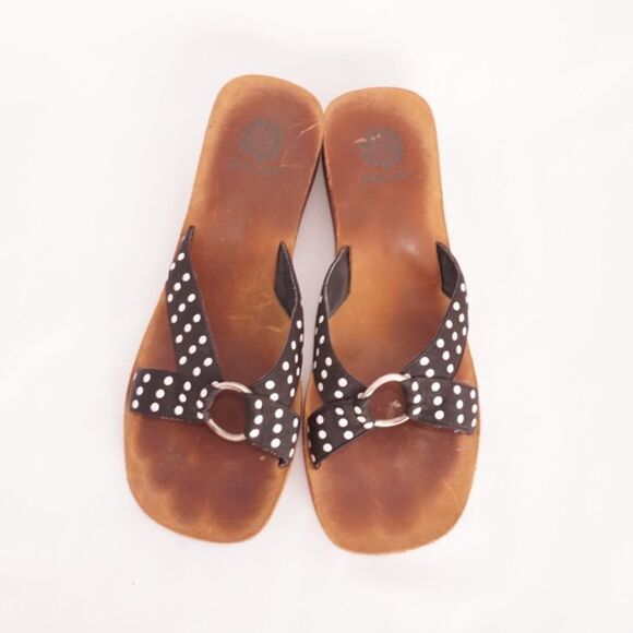 Yellowbox Aston Polka Dot Ribbon Slides/Sandals - Picture 6 of 6